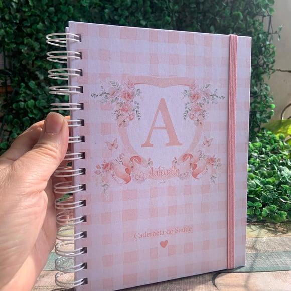 Caderneta de Vacinação Personalizada monograma