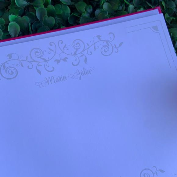Caderno de Assinaturas 15 Anos