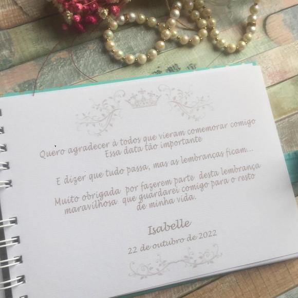 Caderno de Assinaturas 15 Anos
