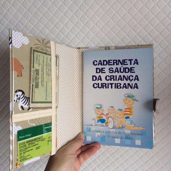 Capa para Caderneta de Vacinação Personalizada com Nome