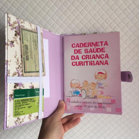 Capa para Caderneta de Vacinação Personalizada com Nome