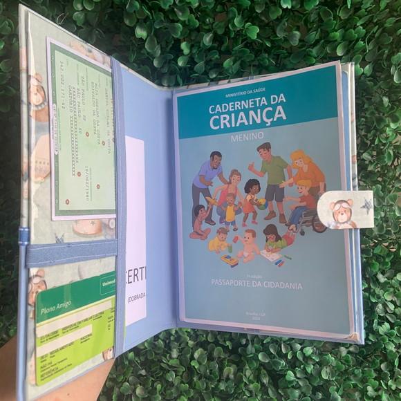 Capa para Caderneta de Vacinação Personalizada