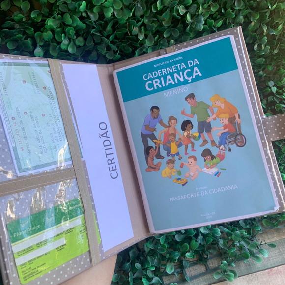 Capa para Caderneta de Vacinação Personalizada com Nome