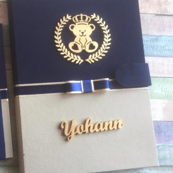 Capa para Caderneta de Vacinação Personalizada com Nome