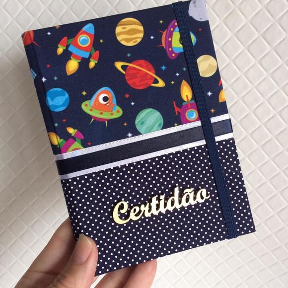 kit Capa para Caderneta de Vacinação com Capinha para Certidão