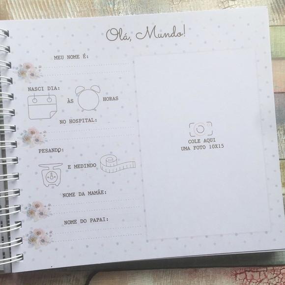 Livro do Bebê Personalizado boho