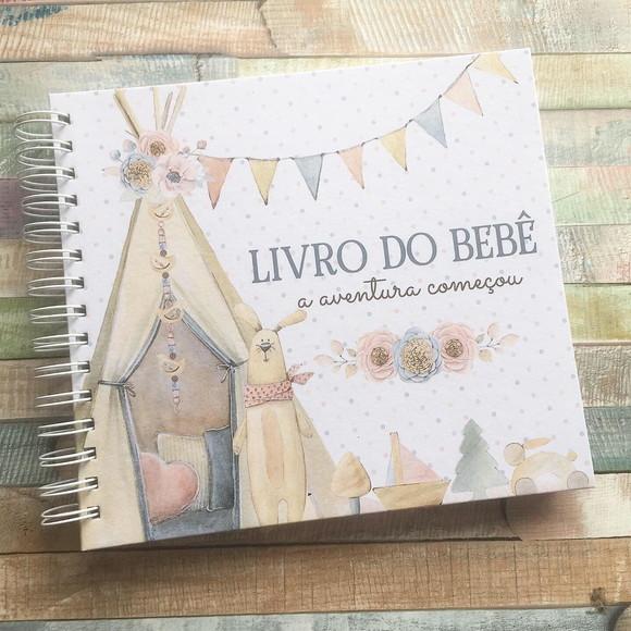 Livro do Bebê Personalizado boho