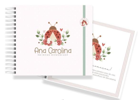 Livro do Bebê Personalizado Joaninha