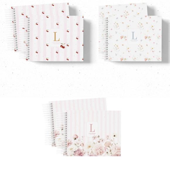 Livro do Bebê Personalizado Floral