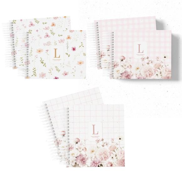 Livro do Bebê Personalizado Floral