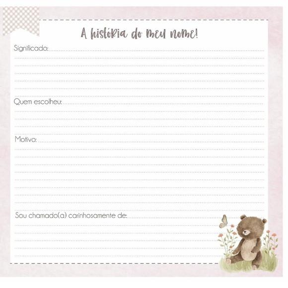 Livro do Bebê Personalizado Floresta