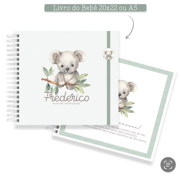 Livro do Bebê Personalizado Coala