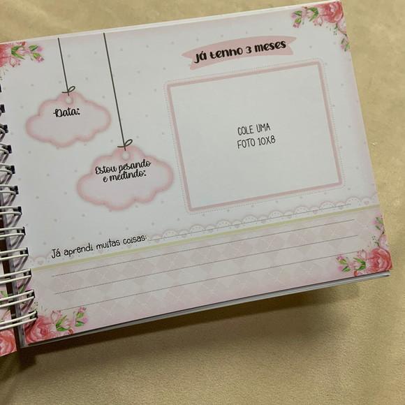 Livro do Bebê Personalizado Ursinha Realeza
