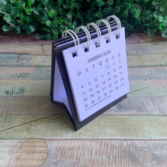 Mini Calendário Personalizado para Empresas | Kit com 30 Unidade