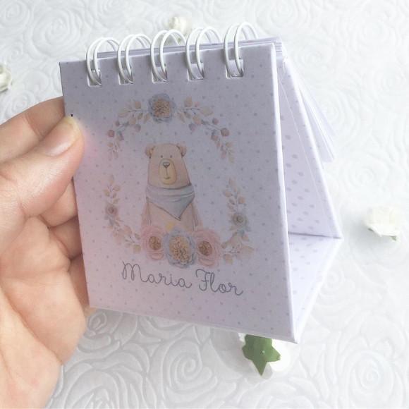 Mini Calendário Personalizado 8x9 cm | Kit com 15 Unidades