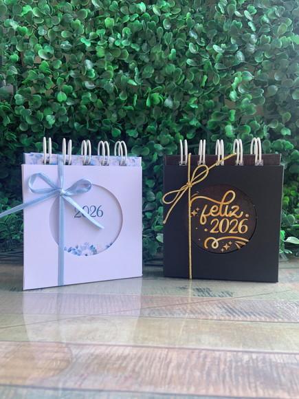 Mini Calendário Personalizado com Caixa | Brinde Corporativo Pre