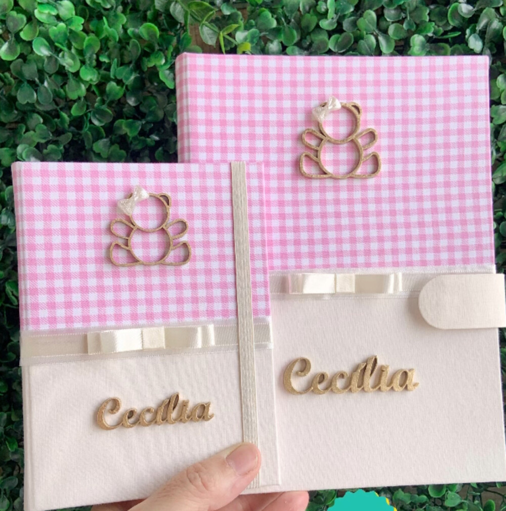 Capa para Caderneta de Vacinação Personalizada Xadrez
