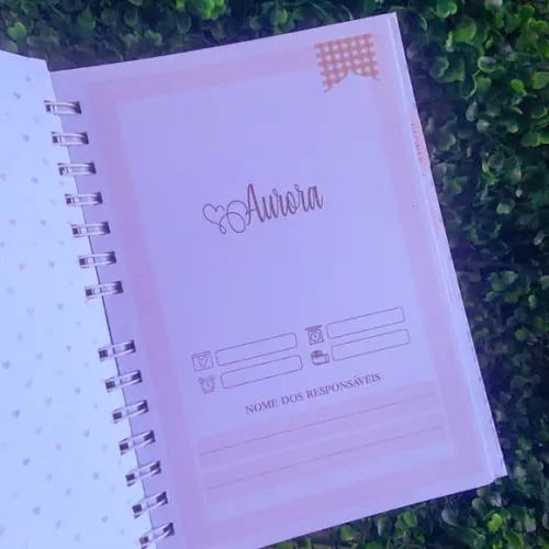 Caderneta de Vacinação Personalizada boho