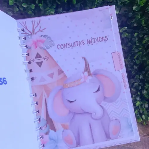 Caderneta de Vacinação Personalizada boho