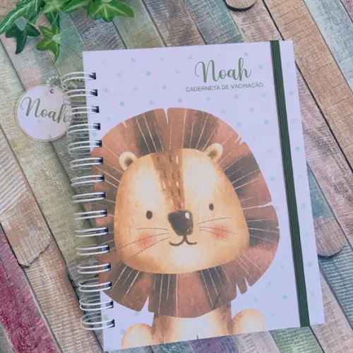 Caderneta de Vacinação Personalizada leao