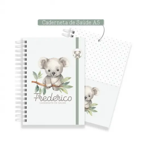 Caderneta de Vacinação Personalizada Coala