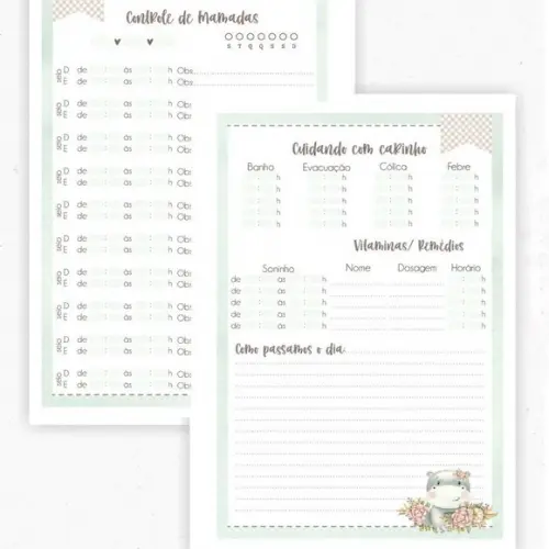 Caderneta de Vacinação Personalizada Safari