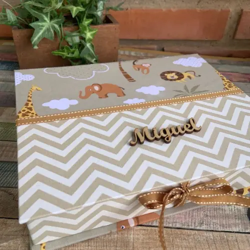 Kit Documentos do Bebê com Caixa Personalizada