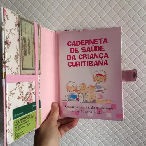 Capa para Caderneta de Vacinação Personalizada com Nome