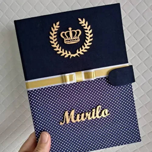 Capa para Caderneta de Vacinação Personalizada com Nome