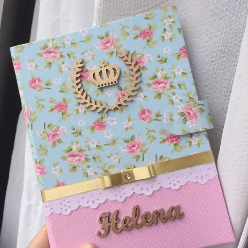 Capa para Caderneta de Vacinação Personalizada com Nome