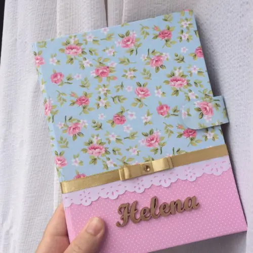 Capa para Caderneta de Vacinação Personalizada com Nome