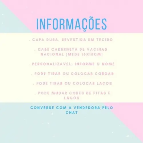 Capa para caderneta de vacinação Floral ouro Luxo 003