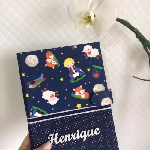 Capa Caderneta de Vacinação SUS Personalizada - Pequeno Príncipe