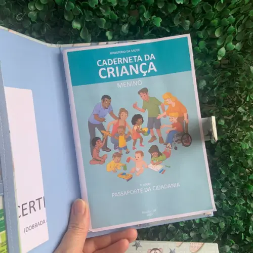 Capa para Caderneta de Vacinação Personalizada