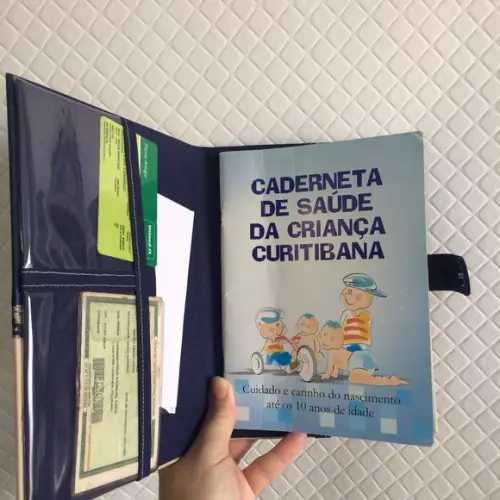 Capa para Caderneta de Vacinação Personalizada com Nome