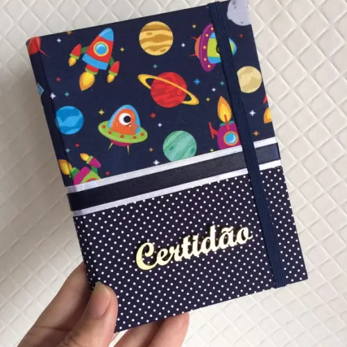 kit Capa para Caderneta de Vacinação com Capinha para Certidão
