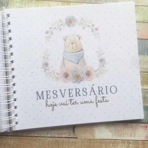 Livro do Bebê Personalizado boho