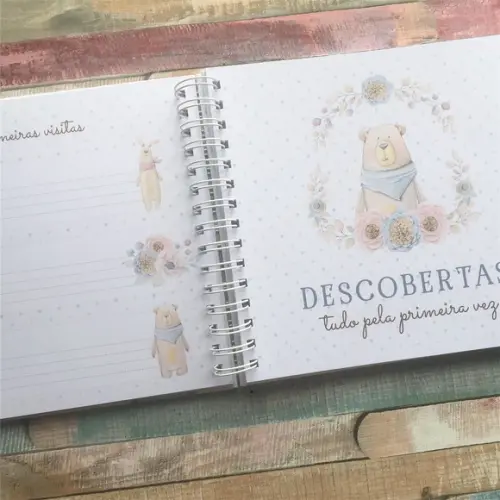 Livro do Bebê Personalizado boho