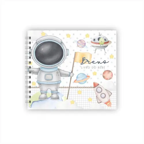 Livro do Bebê Personalizado Astronauta