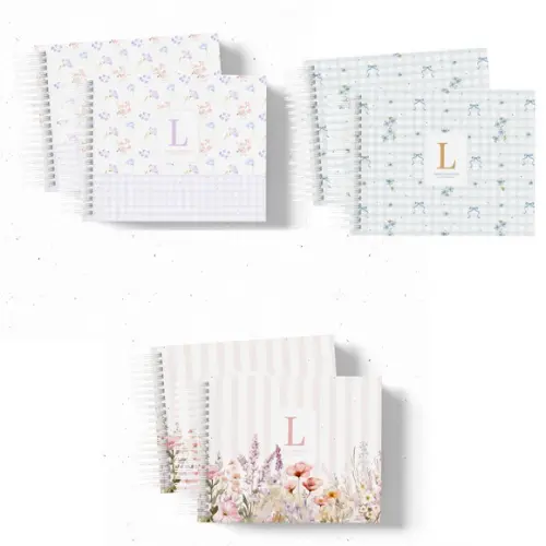 Livro do Bebê Personalizado Floral
