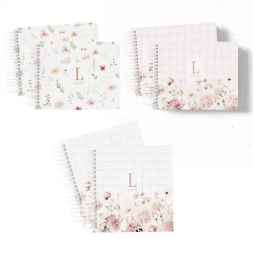 Livro do Bebê Personalizado Floral
