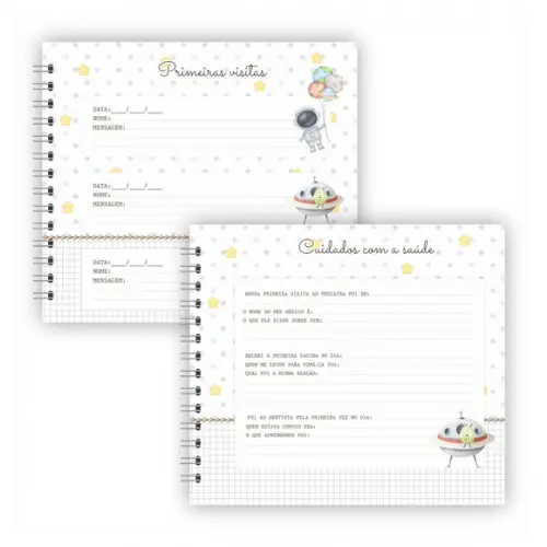 Livro do Bebê Personalizado Astronauta