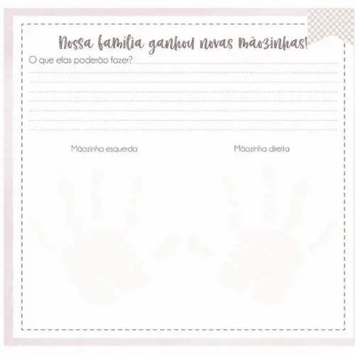 Livro do Bebê Personalizado Floresta