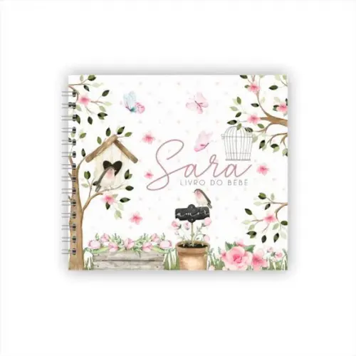 Livro do Bebê Personalizado Jardim