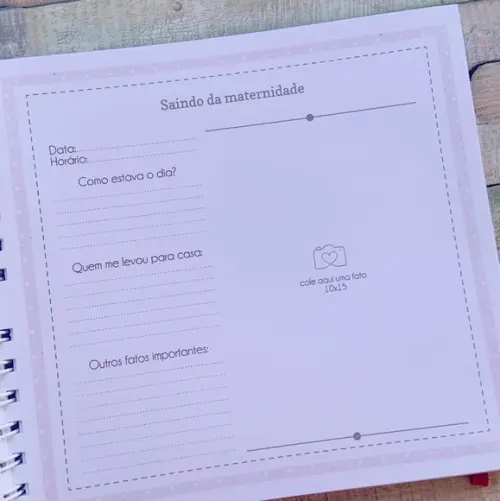 Livro do Bebê Tema Cereja 20 x 20cm
