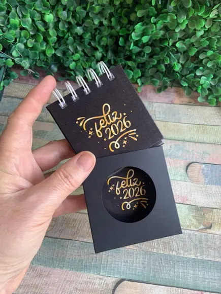 Mini Calendário Personalizado com Caixa | Brinde Corporativo Pre