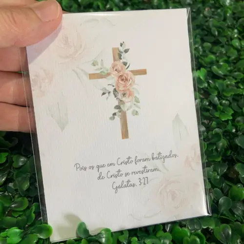 Sachê Envelope Perfumado Batizado1 - 40 Unidades