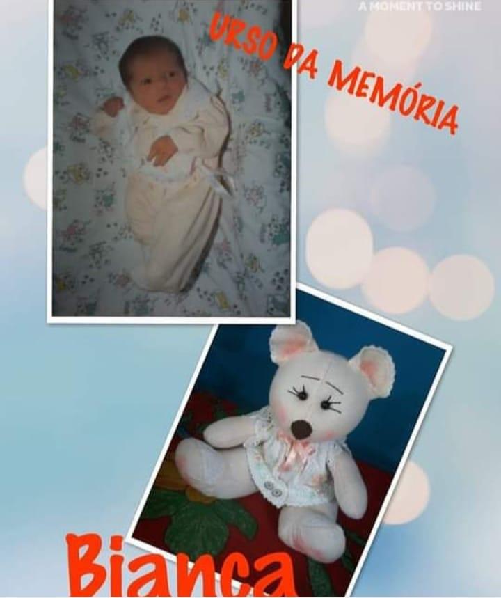 Urso Afetivo, feito com roupa afetiva