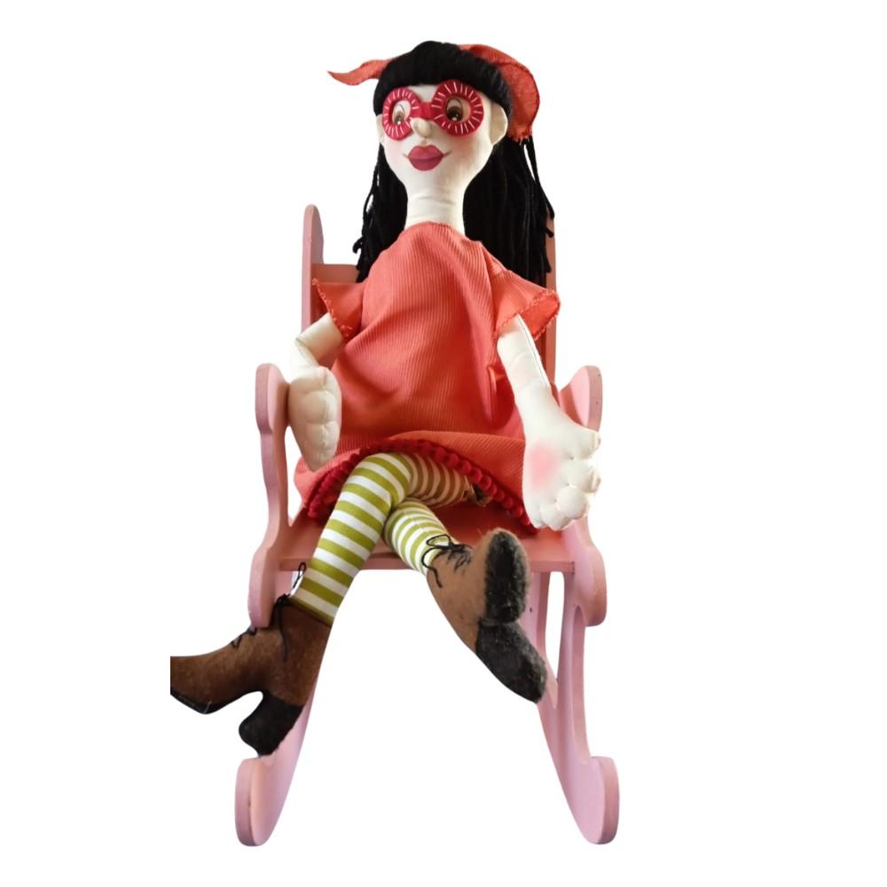 Boneca da Bruxa do Baton Borrado/Boneca Pedagógica/personagem