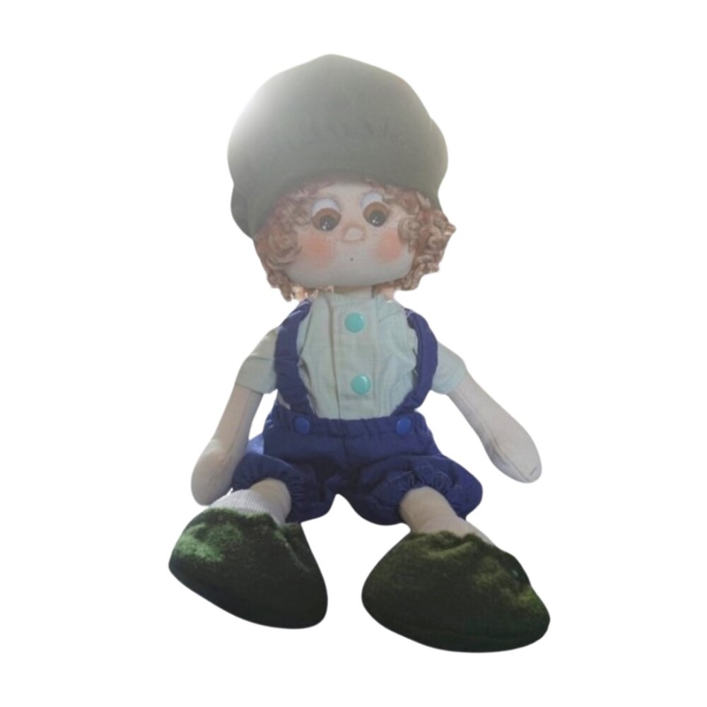 Boneca de Pano Menino para brincar e decorar